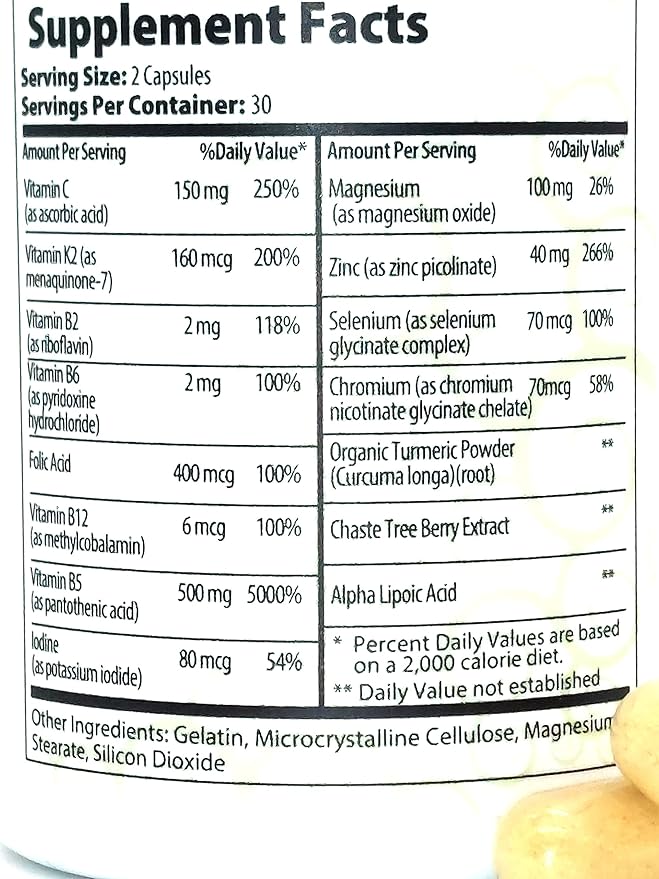 Clear Skin Acne Vitamin System | 20 Antioxidants, Botanicals, Minerals & Vitamins | 60 Count Pack of 2 by Innate Skin