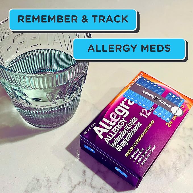 Hourly Tracking Stickers/3 pck-Pill, Medication,Cough Syrup,Liquid Meds,3X Day,AM/PM,Pill Tracker,2, 3 4 Times a Day,Medicine Organizer,Kids Pill Tracker,Pill Organizer,Day & Night