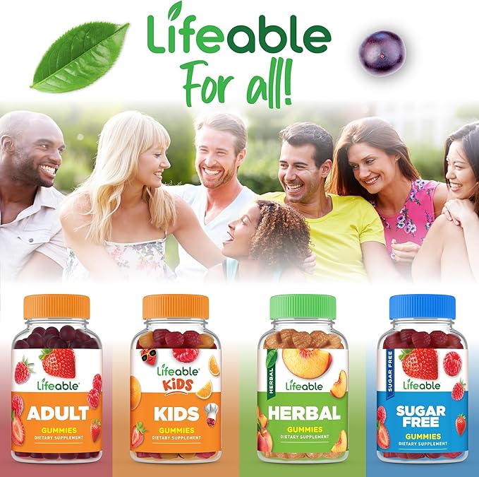 Vitamin D Gummies for Adults | 5000 IU | Great Tasting D3 Vitamin | Immune Support and Healthy Bones Vitamin D Supplement for Men, Women | 90 Gummies | Lifeable