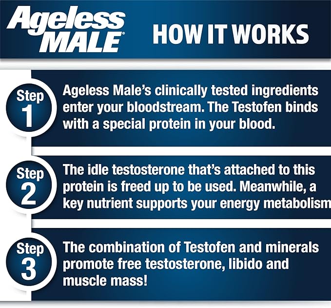 Free Testosterone Booster Supplement for Men, 76 Tablets