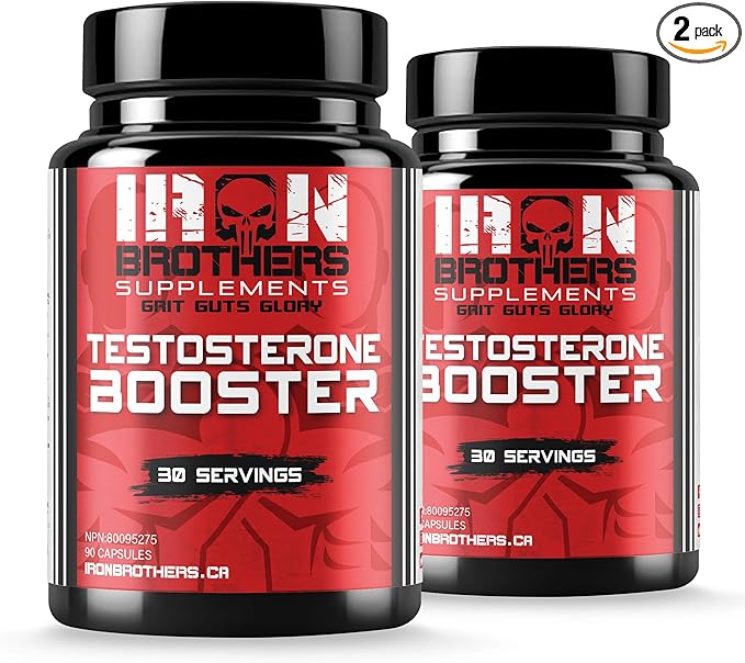 Testosterone Booster Supplements for Men - Estrogen Blocker - Supplement Natural Energy, Strength & Stamina - Lean Muscle Growth - Promotes Fat Loss - Increase Male Performance (2 Bottles)