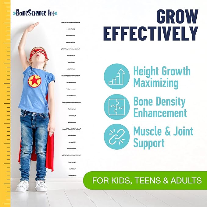 (Pack of 2) Height Growth Maximizer - Reach Natural Height - Made in USA - Height Pills Bone Growth - Grow Taller Supplement for Adults & Kids - Height Increase Pills - Maximum Height Growth Formula