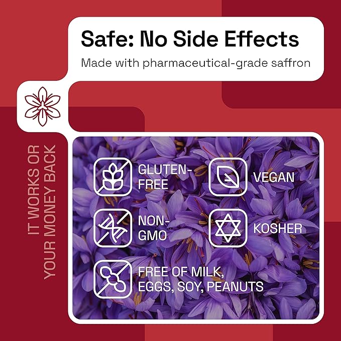 NAVEH PHARMA® OptiMind - Focus Supplement | Natural Supplements for Kids | 30 MG Saffron Supplements: Kids Vitamins and Memory Supplement for Brains | Mood Support | 60 Calm Gummies (Strawberry)