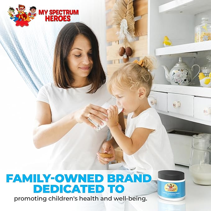 Probiotic for Kids - Helps Bowel Regularity, Digestion & Micronutrient Absorption, Maintain Gastrointestinal Balance, Children’s Gut Health and Digestive - 1.8oz (51g Powder)