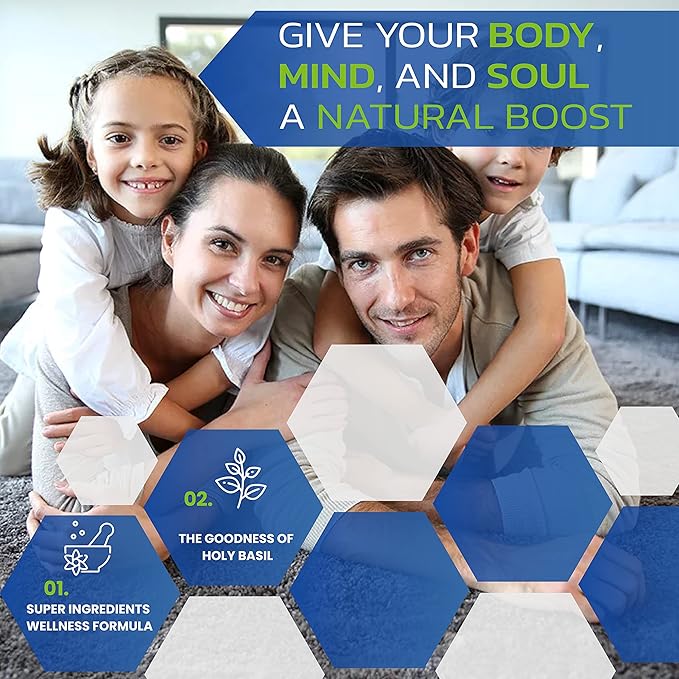 6 in 1 Immune Supplement with Elderberry, Vitamin C and Zinc, Vitamin D and Selenium, Holy Basil - Immunity for Adults Kids, Immune Defense (180 Tablets)
