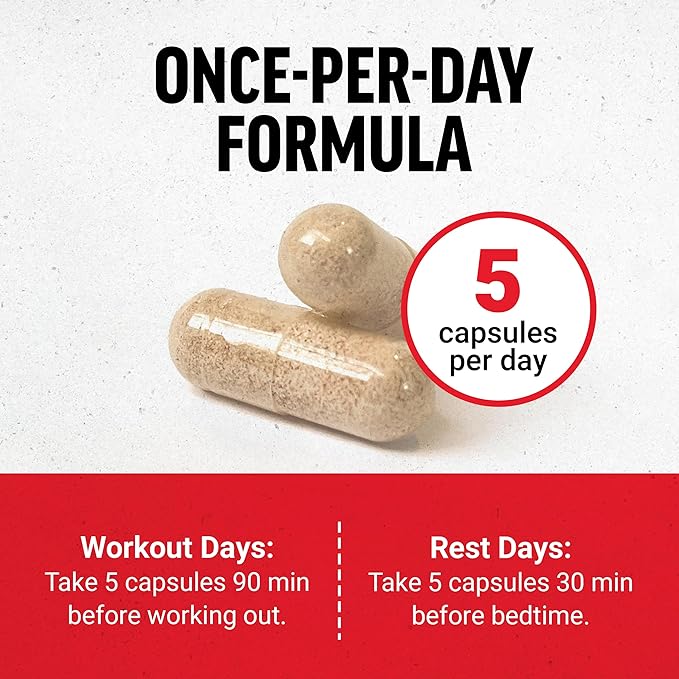 Force Factor Prime HGH Secretion Activator, HGH Supplement for Men with Clinically Studied AlphaSize to Help Trigger HGH Production, Increase Workout Force, and Improve Performance, 75 Capsules