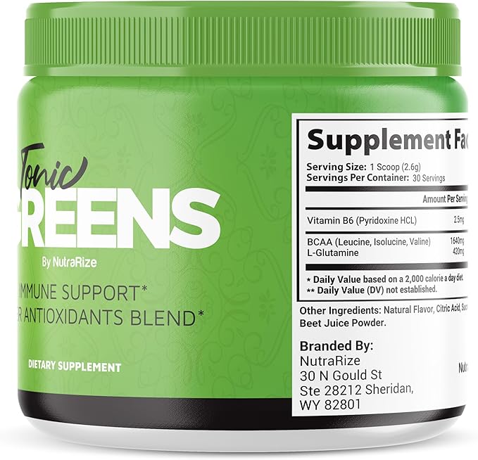 (3 Pack) Tonic Greens, All-Natural Supplement in a Jar for Immune Support, TonicGreens, Delicious Way to Detox The Body, Tonic Green Powder for Health and Wellness Reviews (90 Servings)
