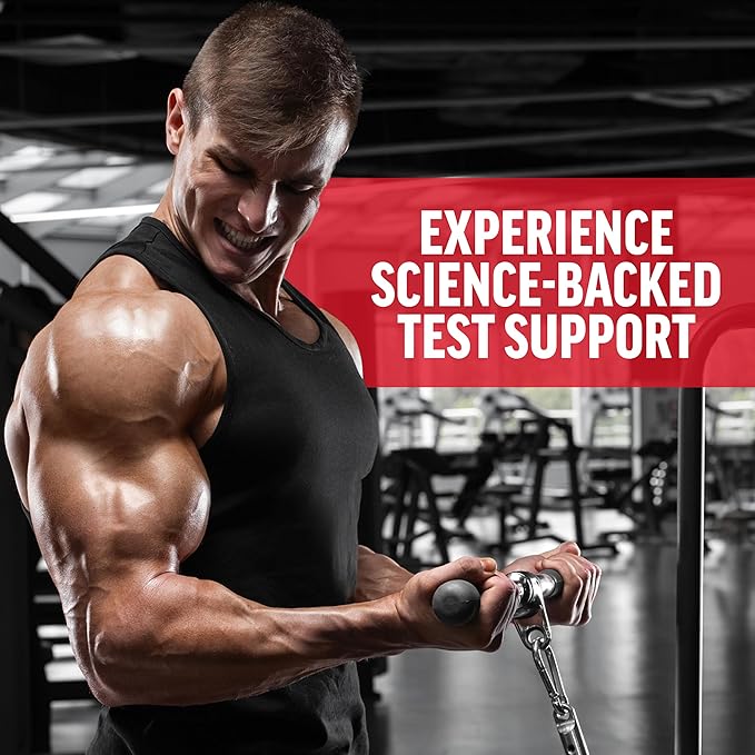 Force Factor Test X180 Ignite Testosterone Booster for Men, Testosterone Support Supplement to Help Burn Fat, Boost Vitality, and Increase Energy, 60 Capsules