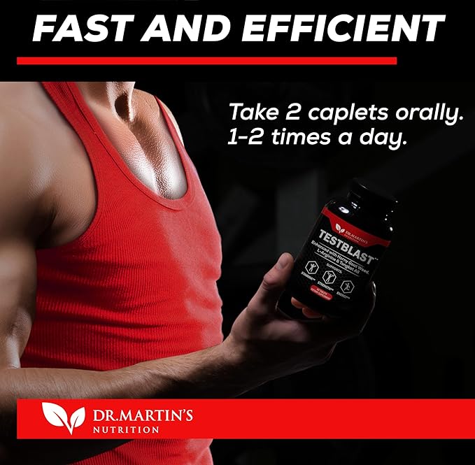 Extra Strength Testosterone Booster - Naturally Boost Your Stamina, Endurance, Strength & Energy for Men & Women - Burn Fat & Build Lean Muscle Mass Today