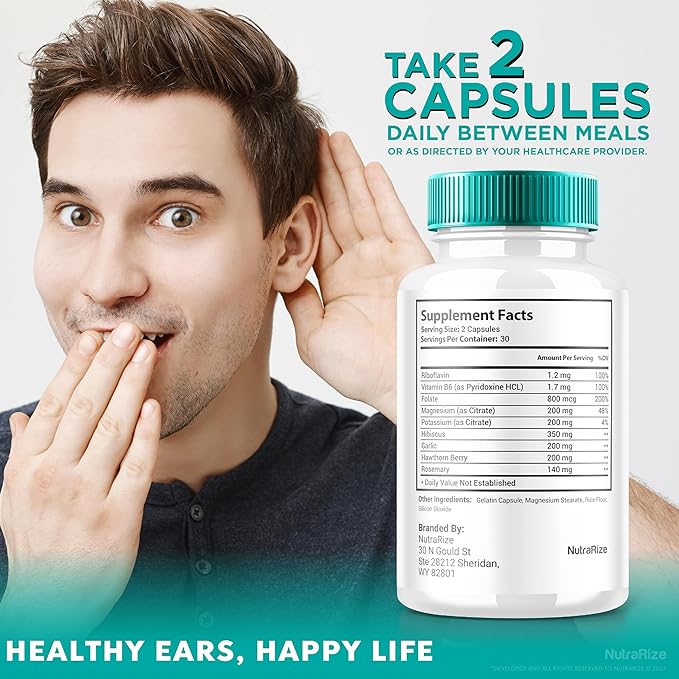 (3 Pack) ClearTone Tinnitus, Clear Tone Pills for Hearing, ClearTone Pills Supplement for Overall Ear Health, Official Auditory Support Capsules, ClearTones Review (180 Capsules)