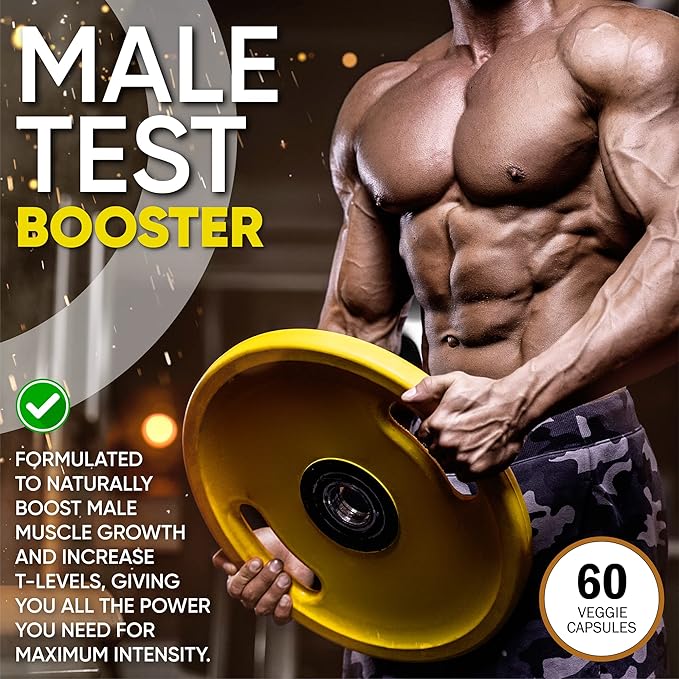 Alpha Enlargement Pills for Men - Increase 2 in 60 Days Male Enhancing Supplement - Horny Goat Weed Muscle Builder - Testosterone Booster for Men - Energy, Strength, Stamina, Endurance, Performance