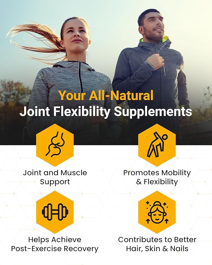 10 Natural Pain Relief Ingredients for Joint Tendon and Ligament Supplement for Arthritis, Injuries and Bone Health Collagen Type 2 MSM Glucosamine Chondroitin Green Lipped Mussel HA Omega and More