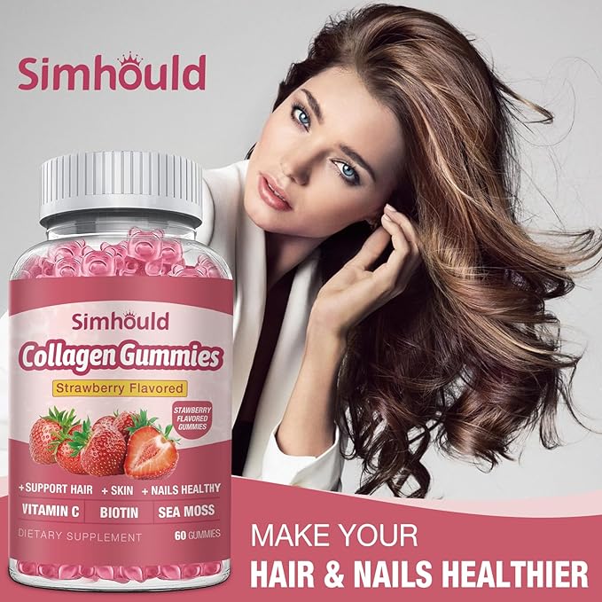 2 Packs Vegan 2500Mg Collagen Gummies for Women Anti Aging, Skin, Hair Nails, Collagen Types 1 and 3, Biotin, Sea Moss for Men - Sugar Free, Non-GMO, 120 Counts Collagen Supplements Gummies