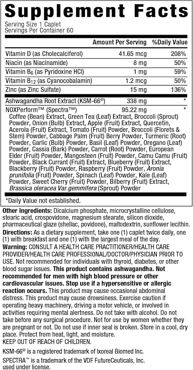 Max Total Testosterone Booster for Men (180 Caplets, 3-Pack)