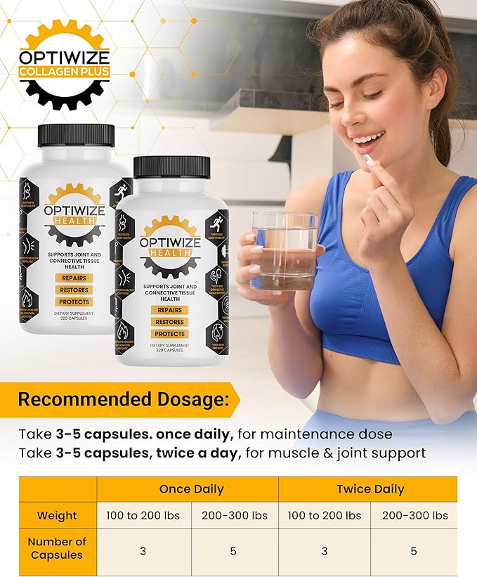10 Natural Pain Relief Ingredients for Joint Tendon and Ligament Supplement for Arthritis, Injuries and Bone Health Collagen Type 2 MSM Glucosamine Chondroitin Green Lipped Mussel HA Omega and More