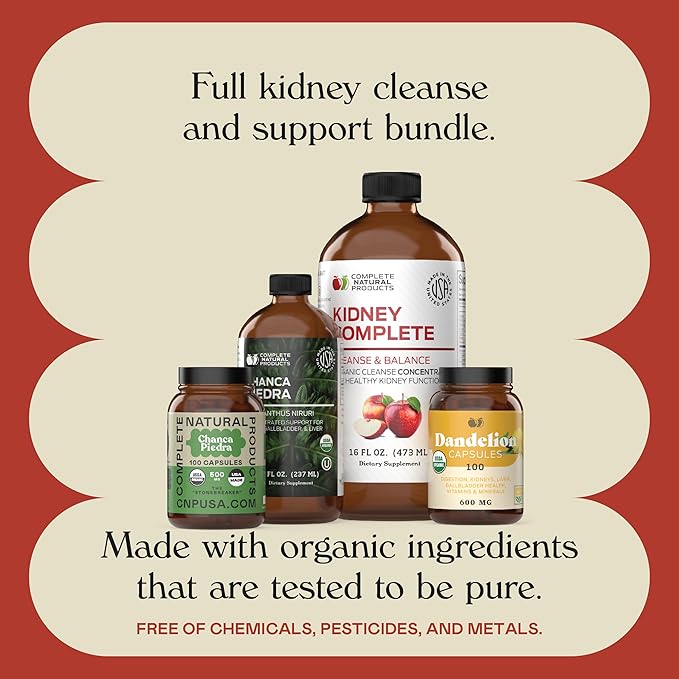Kidney Complete Bundle - Full Kidney Cleanse & Detox Support