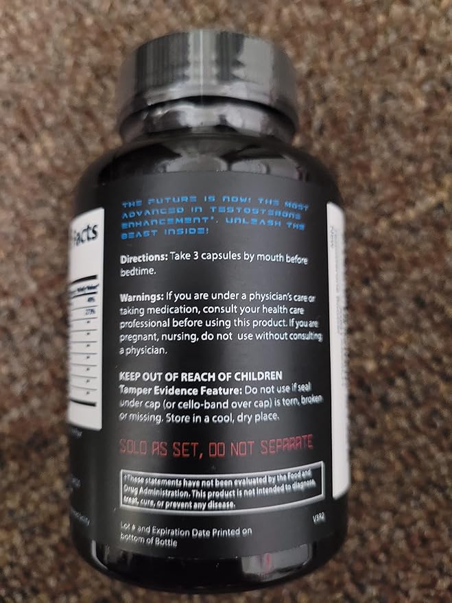 Pharmacist Recommended 2 fer 1 Offer 180ct Testosterone Booster Enhancement by Research Labs. Increase Lean Muscle Energy Strength. Saw Palmetto, Tribulus, Tongkat Ali, Horny Goat Weed, Zinc