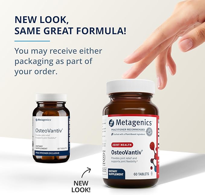 Metagenics OsteoVantiv Joint Support Supplement Helps Provide Joint Relief and Support Joint Felxibility - 60 Tablets