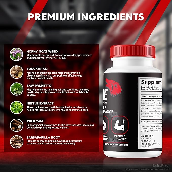 Vital Prime for Men, Official Vital Prime Capsule, Supports Confidence and Performance, All Natural Male Formula for Overall Health and Well-Being, VitalPrime Complex (60 Capsules)