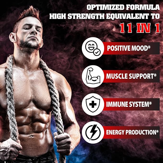 agobi Herbal Test Support for Male Supplement - Support Efficiency, Speed, Strength, Flexibility - Body Booster - 2 Packs 60caps - 2 Month Supply