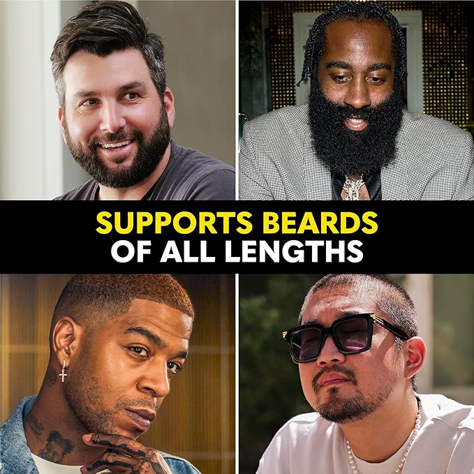 The Beard Club Biotin Beard Growth Vitamin Gummies - Beard and Hair Supplement for Men - Vitamins B12, E, & C to Support a Thicker Fuller Looking Beard - Mens Beard Care - Strawberry Gummy