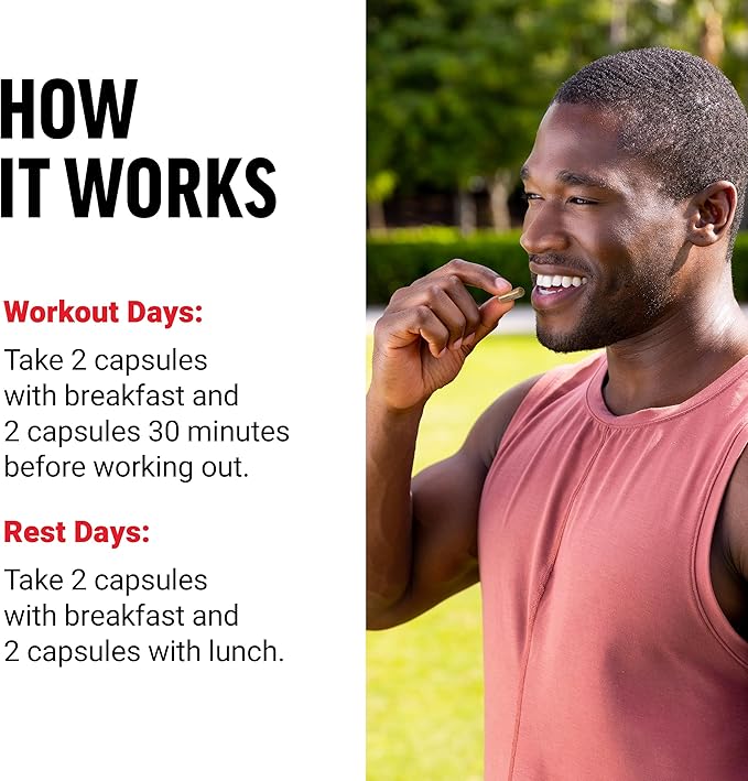 Force Factor Test X180 Ignite Testosterone Booster for Men, Testosterone Support Supplement to Help Burn Fat, Boost Vitality, and Increase Energy, 60 Capsules