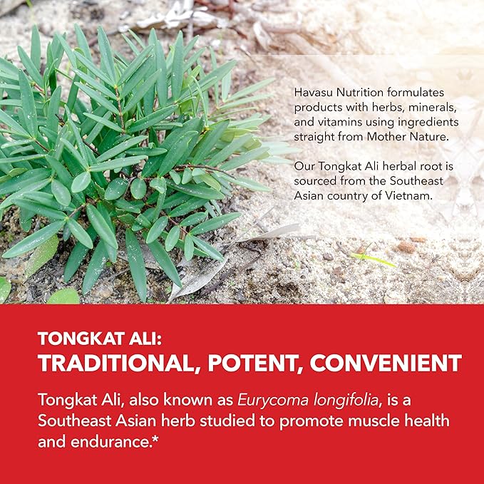Longjack Tongkat Ali for Men - Tongkat Ali Extract 200:1, 1,250mg Per Serving - Eurycoma Longifolia Extract Supports Male Health, Performance and Energy - 2 Month Supply Long Jack Tongkat Ali Capsules
