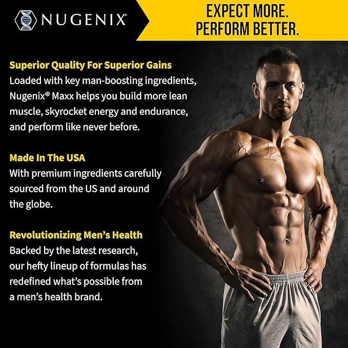 Nugenix Total-T Maxx - Maximum Total Testosterone Booster for Men, 120 Count