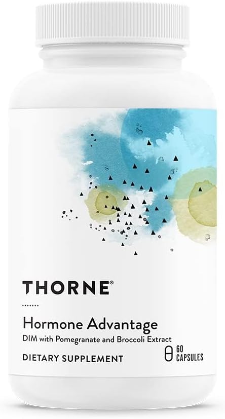 THORNE Hormone Advantage - (Formerly DIM Advantage) Estrogen Support & Hormone Balance for Men & Women - Featuring DIM and Pomegranate Extract - 60 Capsules