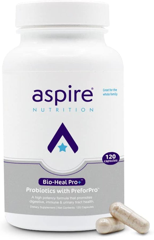 Bio-Heal Pro+ Probiotic 6-in-1 Capsules Supplement for Women, Men, and Kids, Restore Natural Digestive Balance for Gut and Colon Health, Detox Boosts Immune Defense and Reduces Inflammation