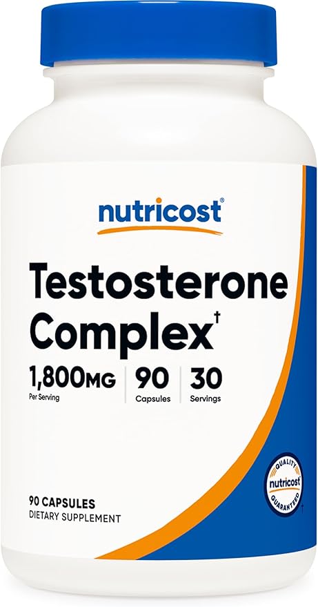 Nutricost Testosterone Support Complex (90 Capsules) -1800mg Per Serving