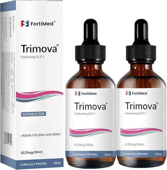 Trimova Drops, Natural Formula Drops, Natural Vitamin for Men & Women, Trimova Boosting Drops (2 Bottle)