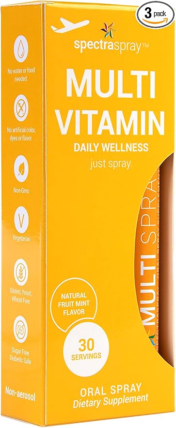 Spectraspray Multi Vitamin Pack - Oral Spray Essential Vitamins B12, D3 & Biotin