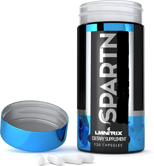Spartn - Testosterone Booster for Men & Women - Estrogen Blocker Supplement with DIM & D-Aspartic Acid (DAA) - Top Testosterone Supplement for Muscle Growth & Strength - 120ct