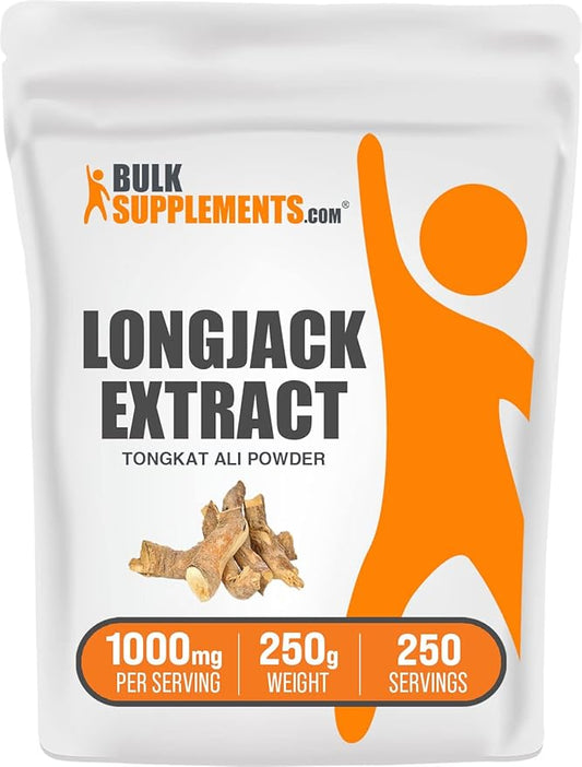 BulkSupplements.com Longjack Extract Powder - Tongkat Ali - Tongkat Ali for Men - Longjack Tongkat Ali - Eurycoma Longifolia - Libido Support (250 Grams - 8.8 oz)