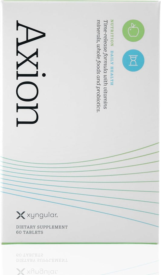Axion | 60 Tablets | Multivitamin for Women and Men | Vitamins, Minerals, Probiotic, and Digestive Enzymes | Vitamin B12, Vitamin C, Vitamin D, Vitamin E, Magnesium, Zinc, Biotin, and More