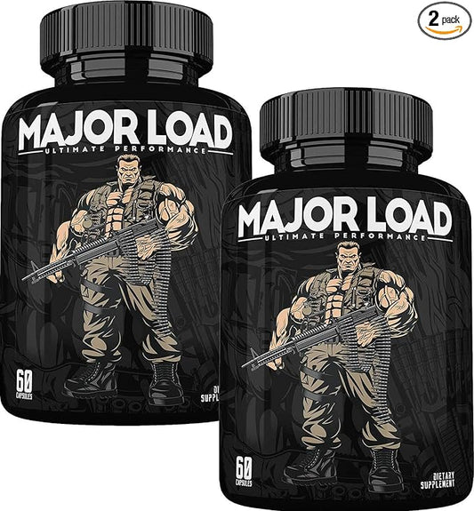 Testosterone Booster for Men - Testosterone Supplement with Horny Goat Weed, Maca Root, & Tribulus Terrestris - Tongkat Ali for Men - Energy, Stamina & Strength - Test Booster - 2 Pack