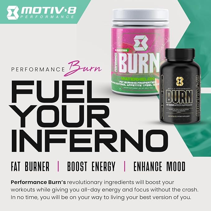 Motiv-8 Pre-Workout Peformance, Sugar Free Pre-Workout, Boost Energy and Focus, Improve Workouts, Enhances Mood (30 Servings, Rainbow Sherbet)