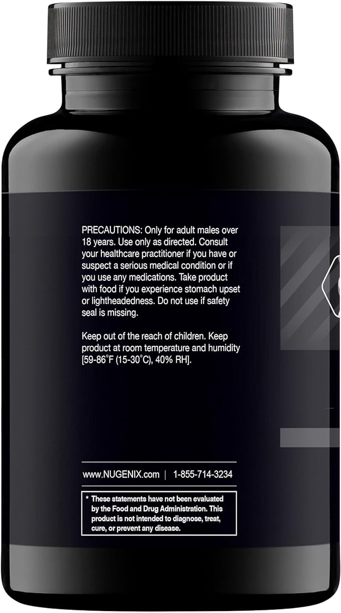Nugenix T Boost - Free Testosterone Booster Supplement for Men, 180 Count