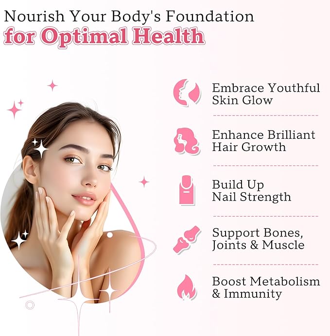 2 Pack Sugar Free Collagen Gummies for Women Men, 5000mg Hydrolyzed Collagen Peptide I,II,III,V,X with 15000mcg Biotin, Keratin, Vitamin C A B D E for Skin Hair Nails Joints, Immunity Energy Digestion