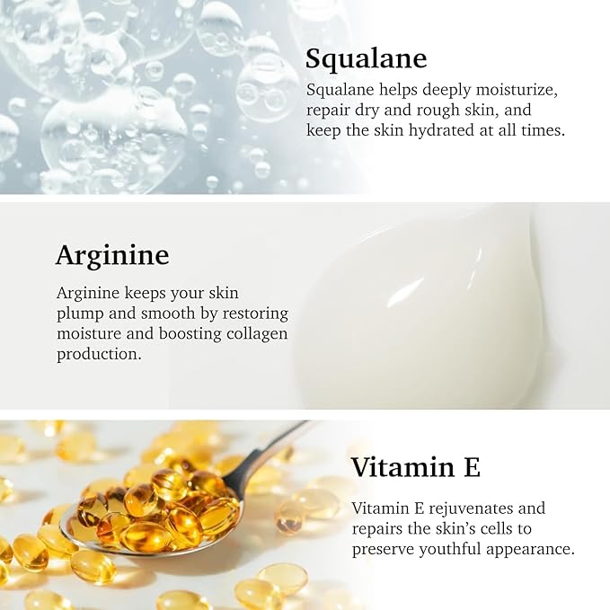 96% Natural Squalane Facial Serum with Vitamin E, Hydrate, Moisturize, Smooth and Soften Skin Pairs Well with Vitamin C Face Serum & Hylunaric Acid Moisturizer 30ml 1fl oz MADE IN USA