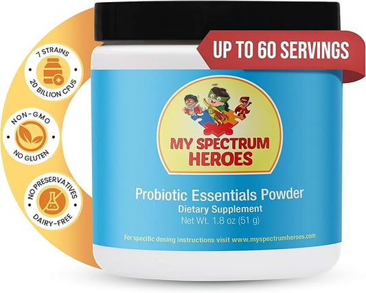 Probiotic for Kids - Helps Bowel Regularity, Digestion & Micronutrient Absorption, Maintain Gastrointestinal Balance, Children’s Gut Health and Digestive - 1.8oz (51g Powder)