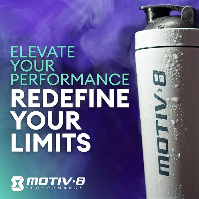 Motiv-8 Pre-Workout Peformance, Sugar Free Pre-Workout, Boost Energy and Focus, Improve Workouts, Enhances Mood (30 Servings, Mixed Berries)