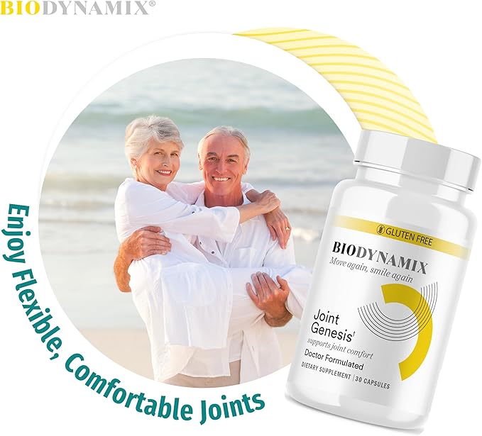 Joint Genesis, Joint Support Formula, Promotes Joint Function, Comfort, and Flexibility, 30-Day Supply