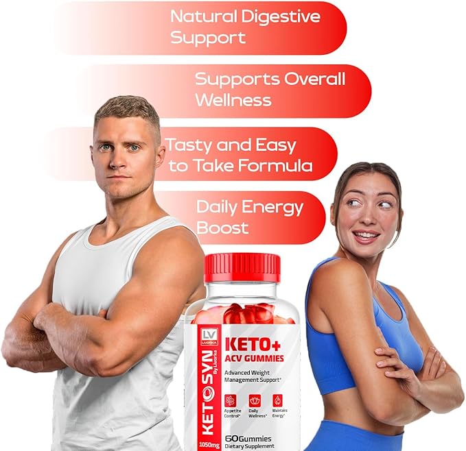 (2 Pack) Ketosyn ACV Gummies, Keto Syn Gummies, Ketosyn Keto Plus ACV Gummies, Ketosyn Keto ACV Gummies, Keto Syn ACV Gummies 1050 MG, Keto ACV Gummies Ketosyn, 120 Gummies for 2 Months