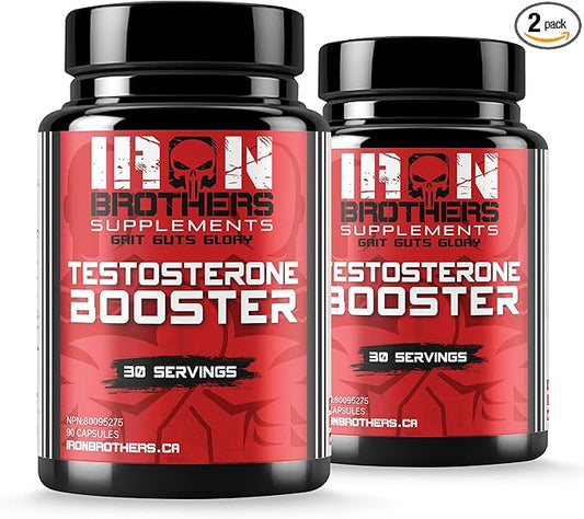 Testosterone Booster Supplements for Men - Estrogen Blocker - Supplement Natural Energy, Strength & Stamina - Lean Muscle Growth - Promotes Fat Loss - Increase Male Performance (2 Bottles)