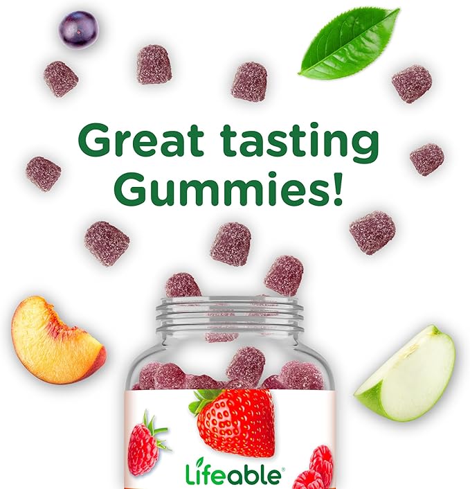 Vitamin D Gummies for Adults | 5000 IU | Great Tasting D3 Vitamin | Immune Support and Healthy Bones Vitamin D Supplement for Men, Women | 90 Gummies | Lifeable