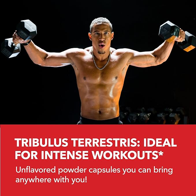 Tribulus Terrestris for Men (95% Saponins) with Maca Root - 1,000 mg Tribulus Terrestris Extract and Maca Root Capsules for Men - Male Performance Support - 90 Tribulus Extract and Maca Capsules