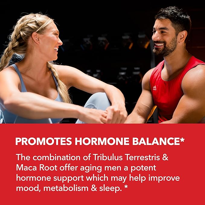 Tribulus Terrestris for Men (95% Saponins) with Maca Root - 1,000 mg Tribulus Terrestris Extract and Maca Root Capsules for Men - Male Performance Support - 90 Tribulus Extract and Maca Capsules